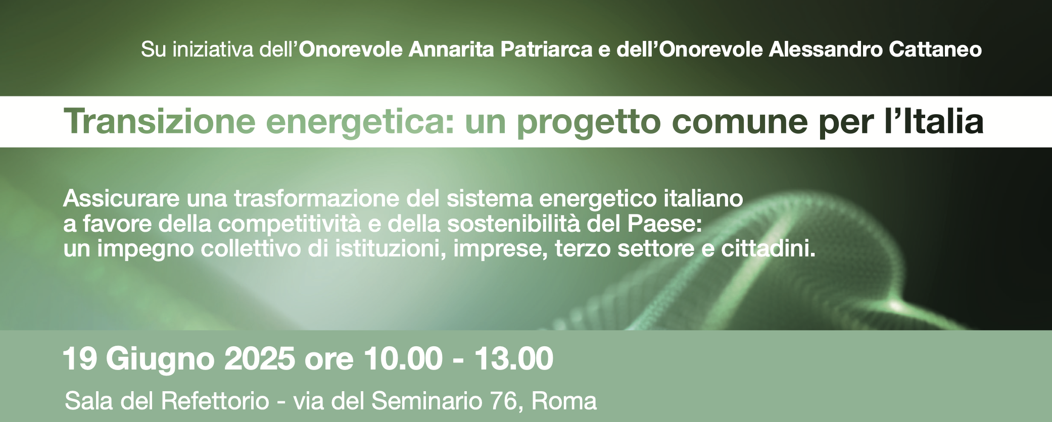 Transizione energetica. Un progetto comune per l’Italia